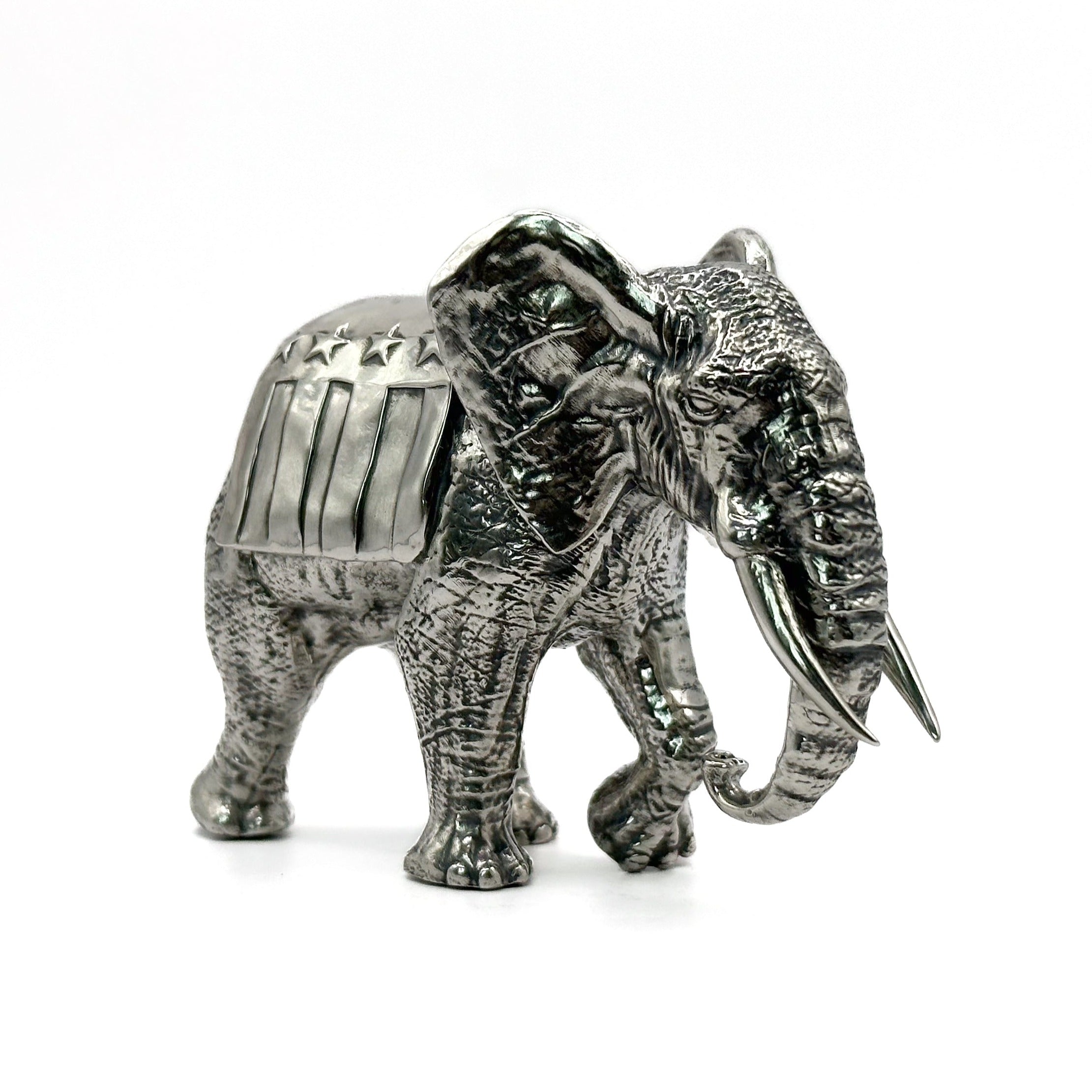 American Elephant 15toz – SilverStatues.com