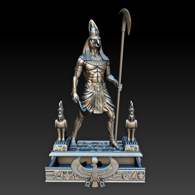 Horus XL: God of the Sky - SilverStatues.com