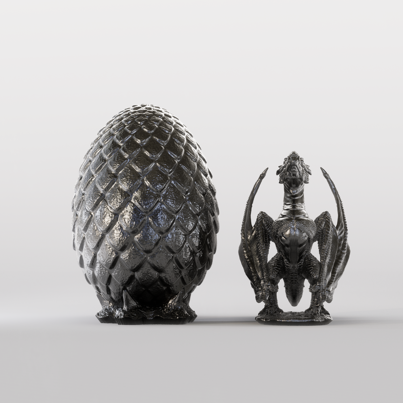 Dragon Egg with Baby Wyvern