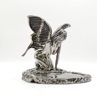 Fairies & Fantasy Silver Statues - Unicorn, Coco the Dragon