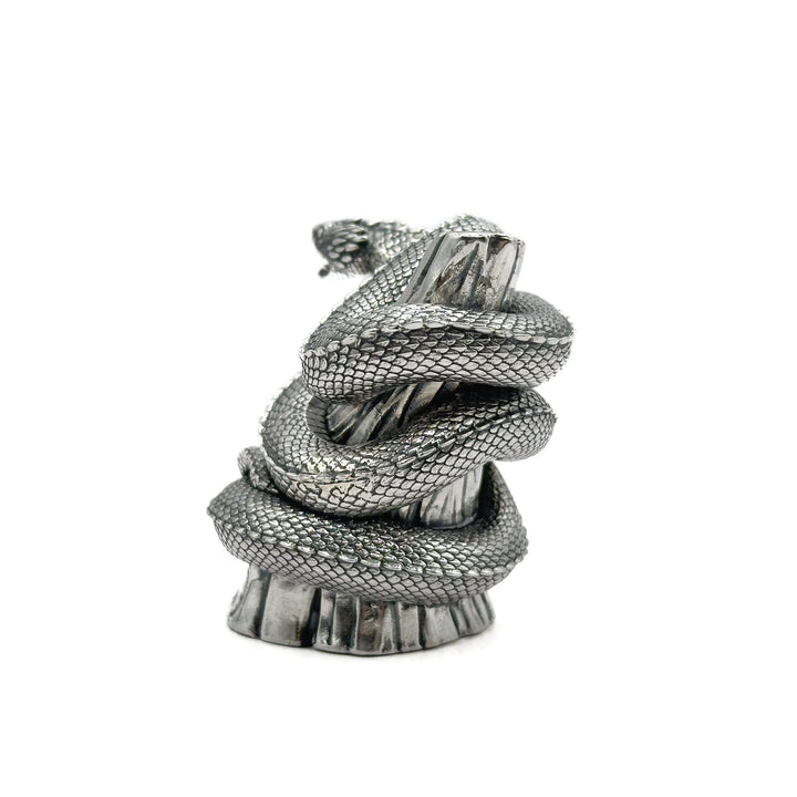 The Year of the Snake - Collectible Silver Statue – SilverStatues.com