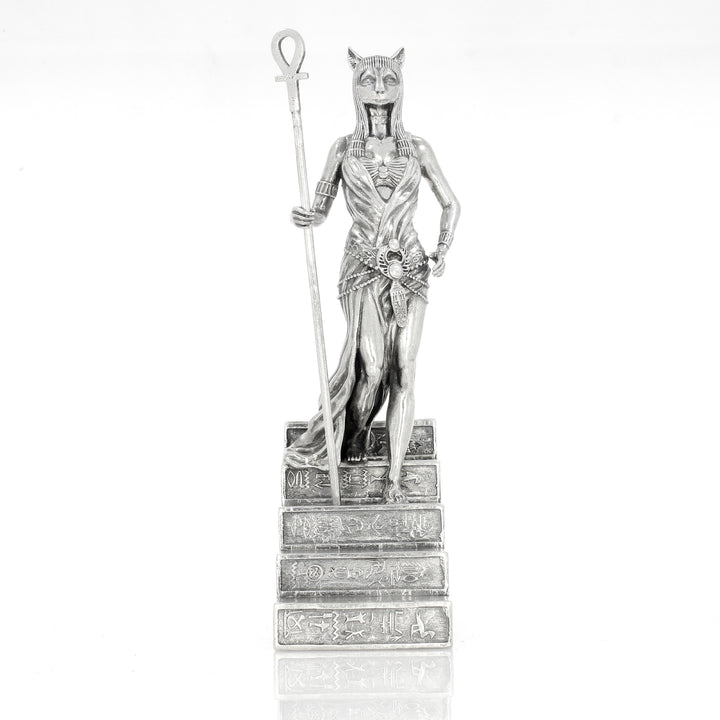 バステト　エジプトの女神 Bastet_Silver_Statue_1_720x.