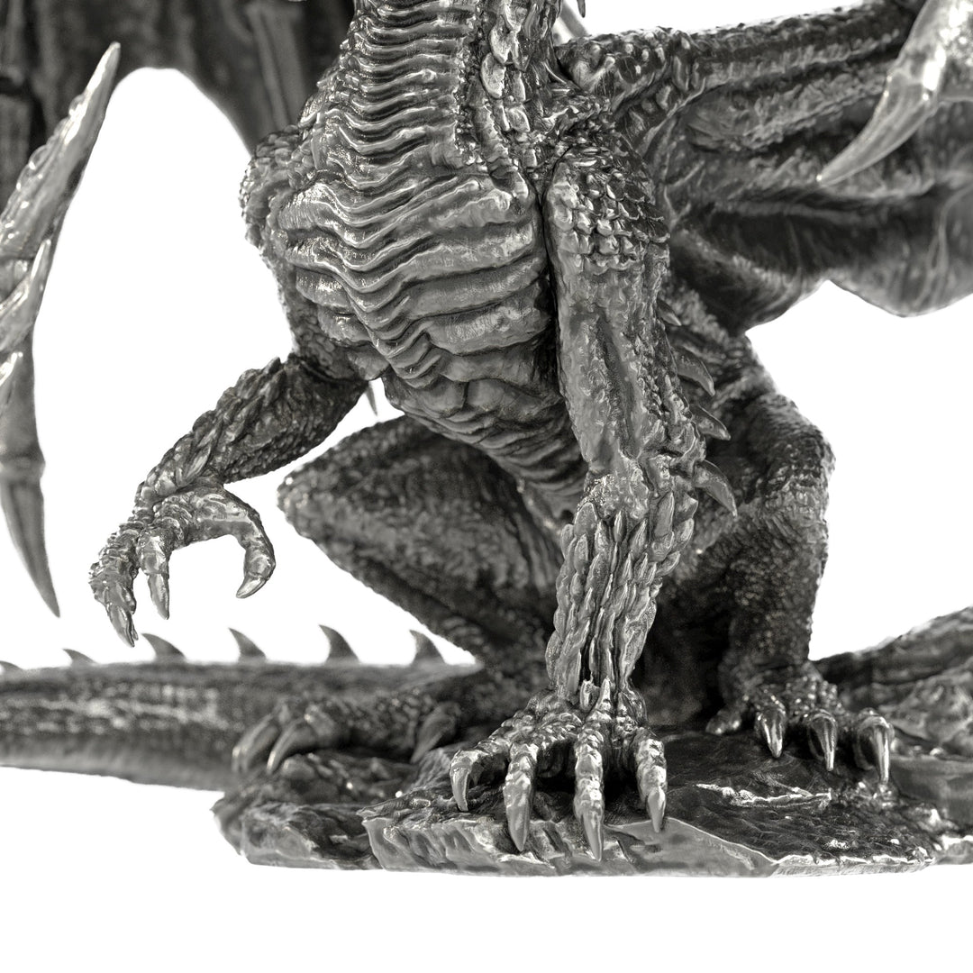 ドラコ・ザ・ドラゴン - 収集価値のある銀の像 – SilverStatues.com