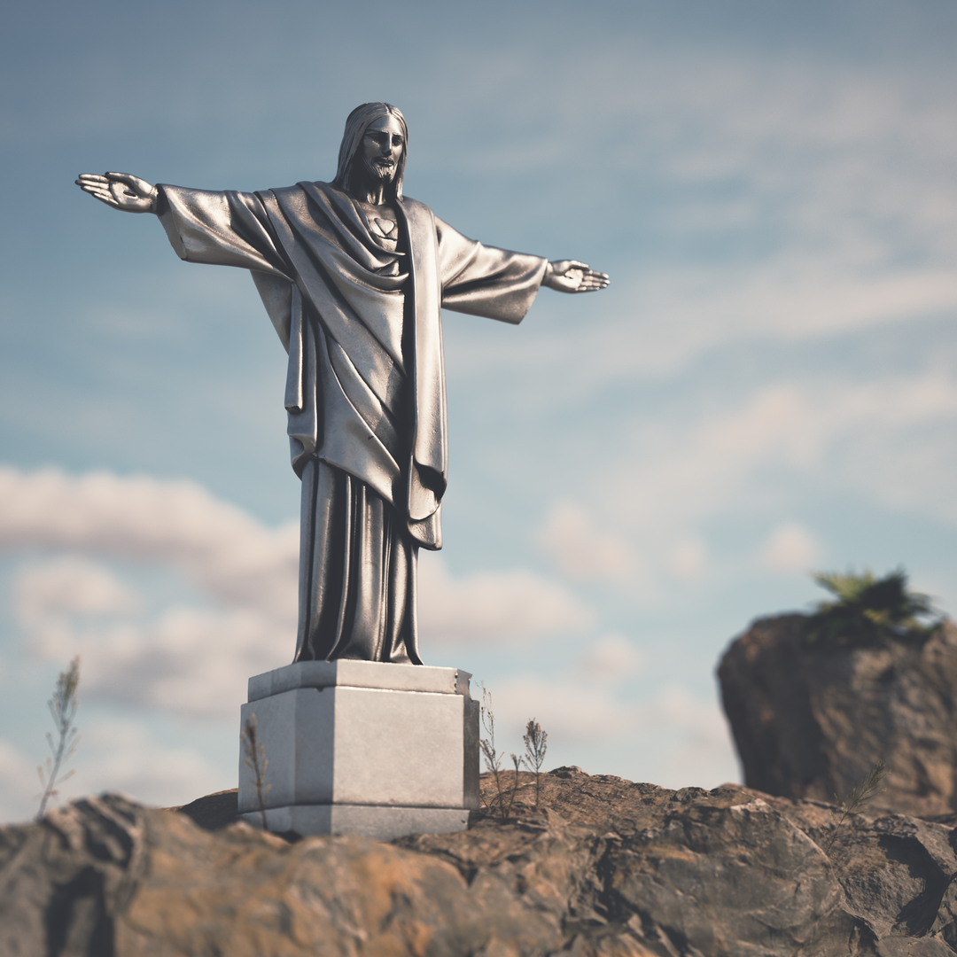 コルコバードのキリスト - 収集価値のある銀の像 – SilverStatues.com