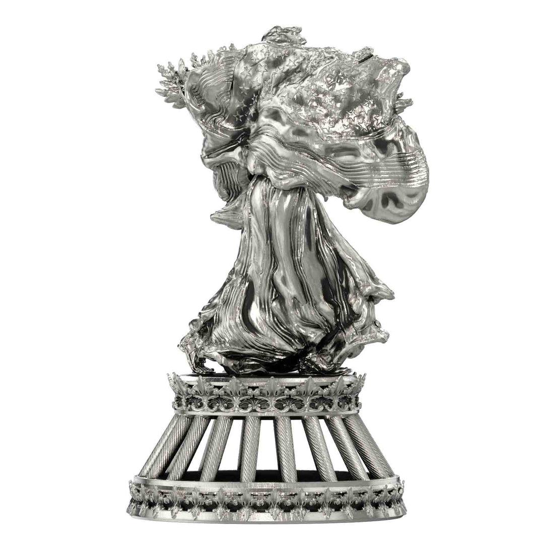 Walking Liberty Coin - Collectible Silver Statue