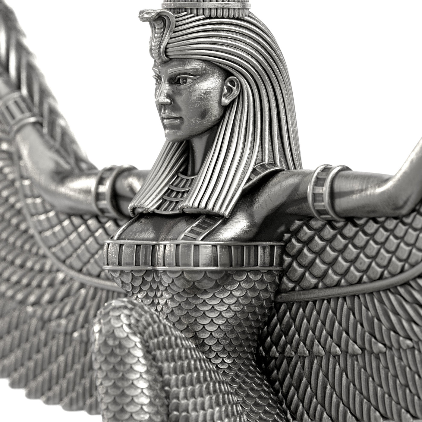 イシス: 古代エジプトの女神 - 収集価値のある銀の像 – SilverStatues.com