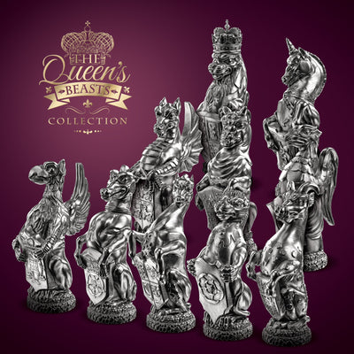 The Queen's Beasts Collector's Set - SilverStatues.com