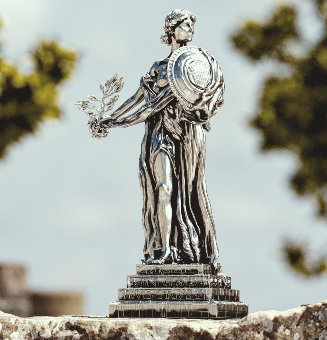 Standing Liberty Coin - Collectible Silver Statue
