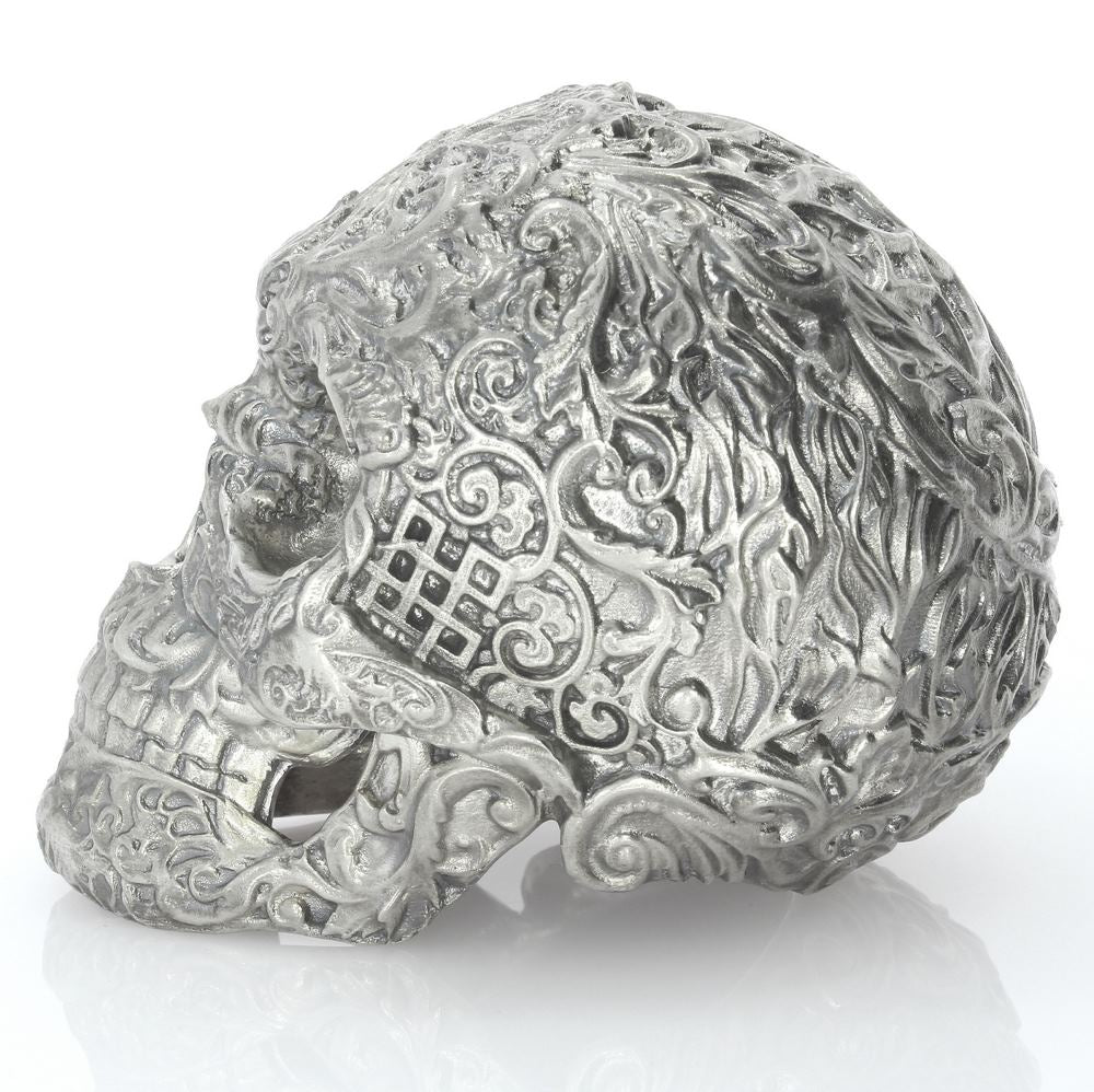 Skull of the Dead - Collectible Silver Statue – SilverStatues.com Skull of the Dead - Collectible Silver Statue – SilverStatues.com