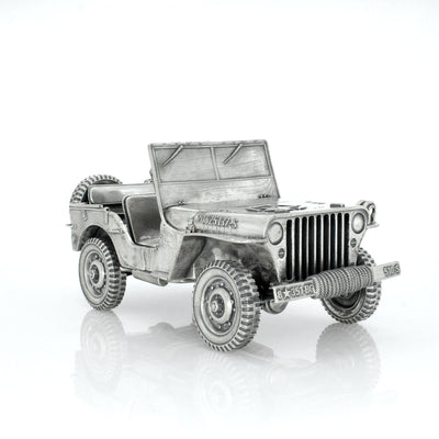 Willy MB "Jeep" - Silver Soldier - SilverStatues.com